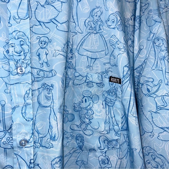 RSVLTS Sketches to Screen KUNUFLEX Button Up - Picture 4 of 8